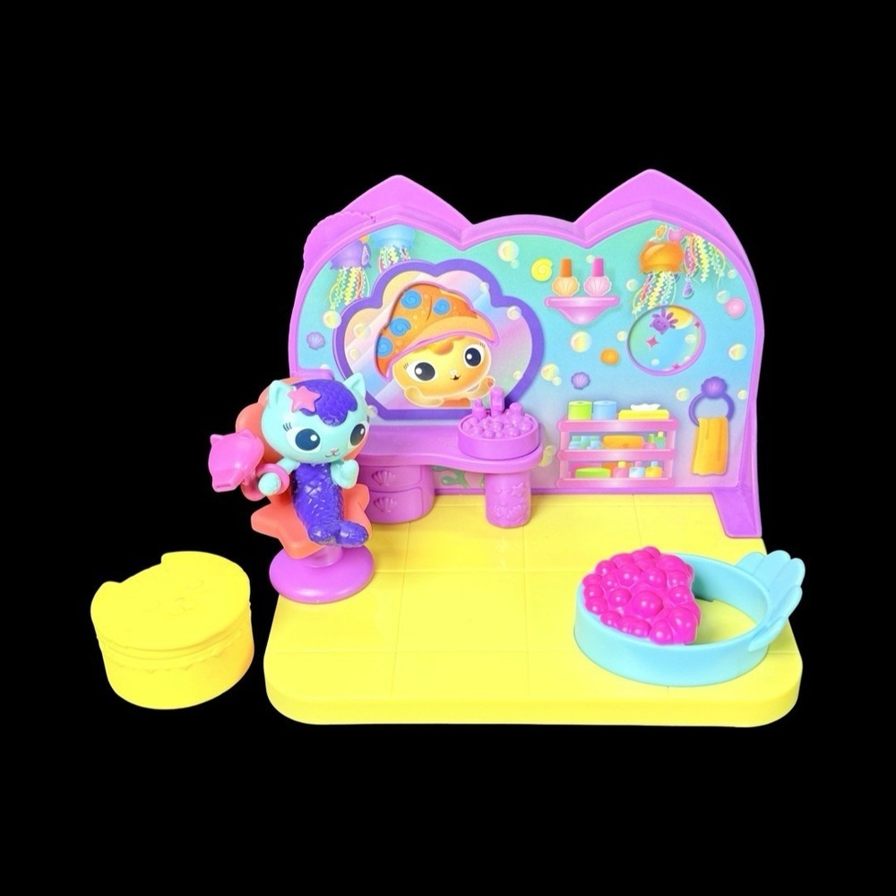 Gabby's Purrfect Dollhouse Cruise Ship Mercat Spa Room & Accessories Replacement